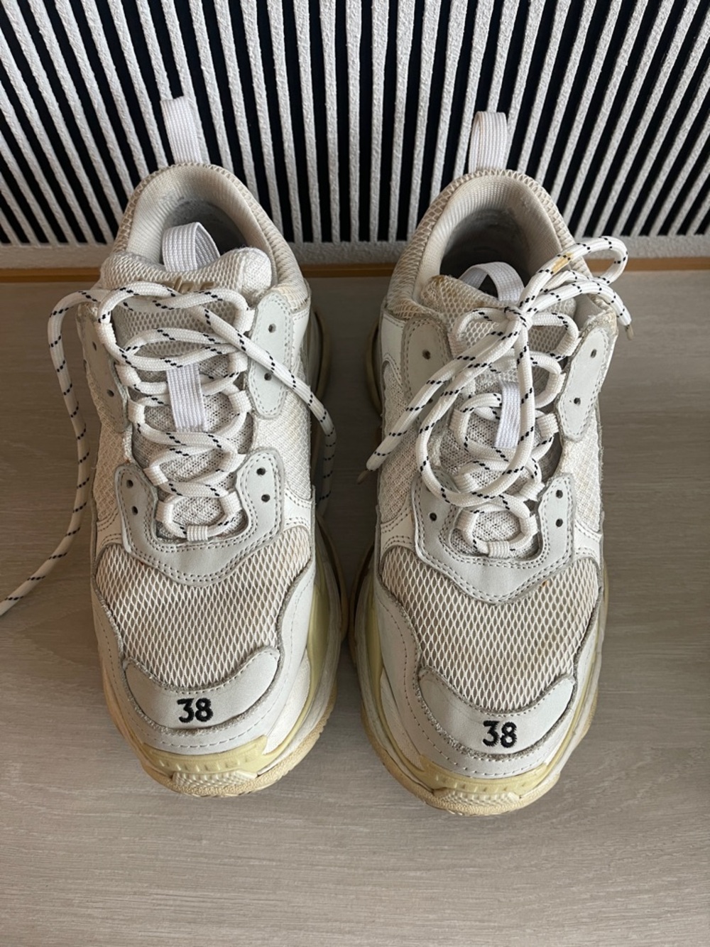 Balenciaga Triple S Chunky Low-Top Sneakers, size 38 - Picture 2 of 5